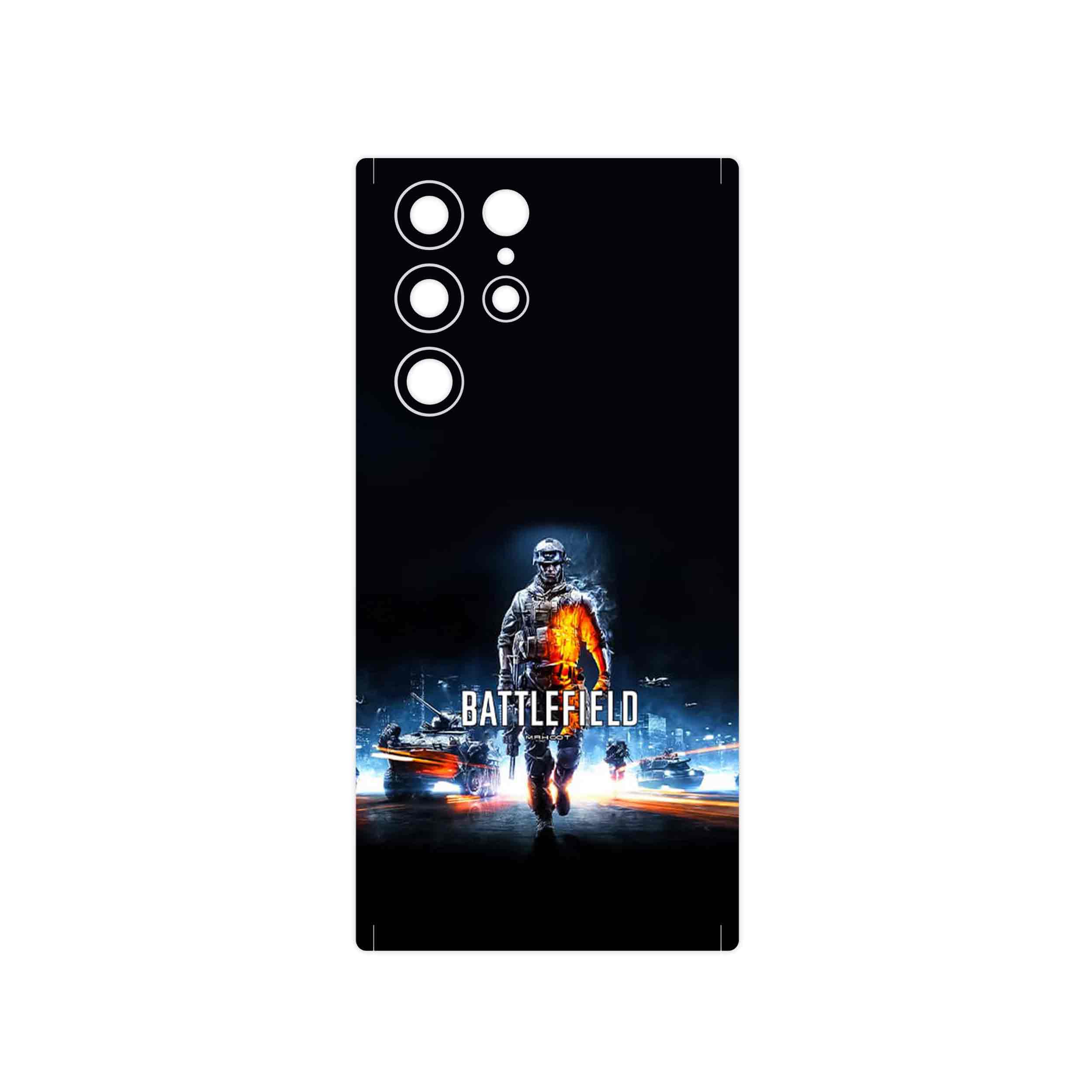 برچسب پوششی ماهوت مدل Battlefield Game Series مناسب برای گوشی موبایل سامسونگ Galaxy S22 Ultra 5G
