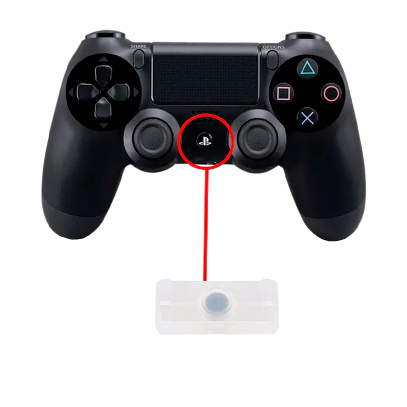 ذغال دکمه PS (وسط) دسته PS4