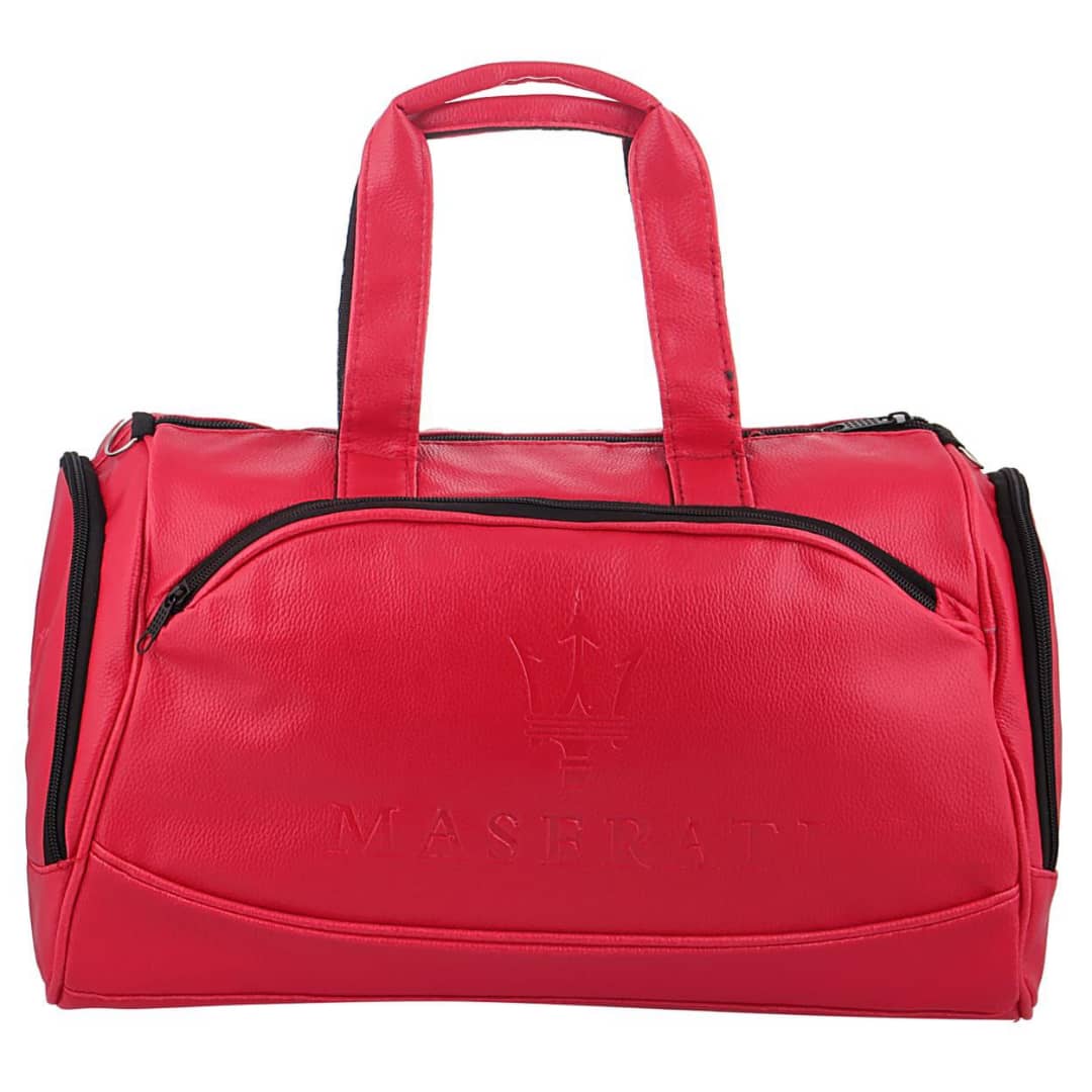 ساک چرم مصنوعی قرمز