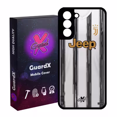 کاور گارد ایکس طرح یوونتوس مدل Glass10229 مناسب برای گوشی موبایل سامسونگ Galaxy S21 FE