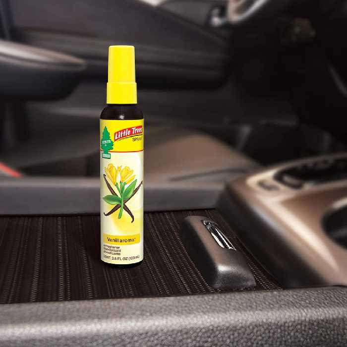 اسپری خوشبوکننده خودرو لیتل تریس مدل Vanillaroma وزن 110 گرم
