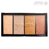 پالت هایلایتر رولوشن مدل LUSTRE LIGHTS WARM