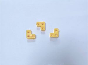 بسته 6 عددی سازه پلاستیکی L سه سوراخ