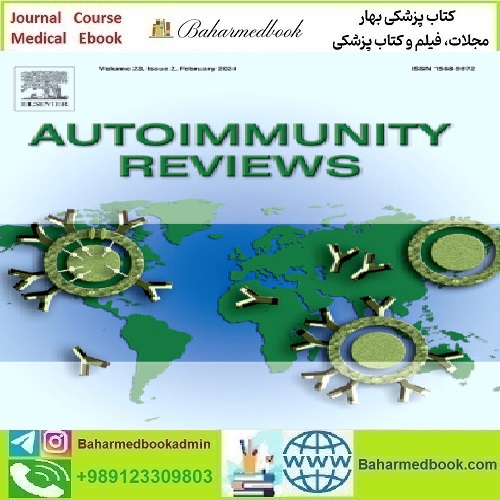 Autoimmunity Reviews Volume 23 Issue 1 to 2 2024 TRUE