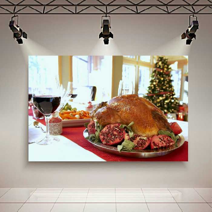 تابلو بوم طرح بوقلمون بریان کدHB433