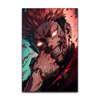 تابلو شاسی گوفی مدل انیمه جوجوتسو کایزن سوکونا Sukuna Jujutsu Kaisen Anime کد DEMON66 | دنیای قاب