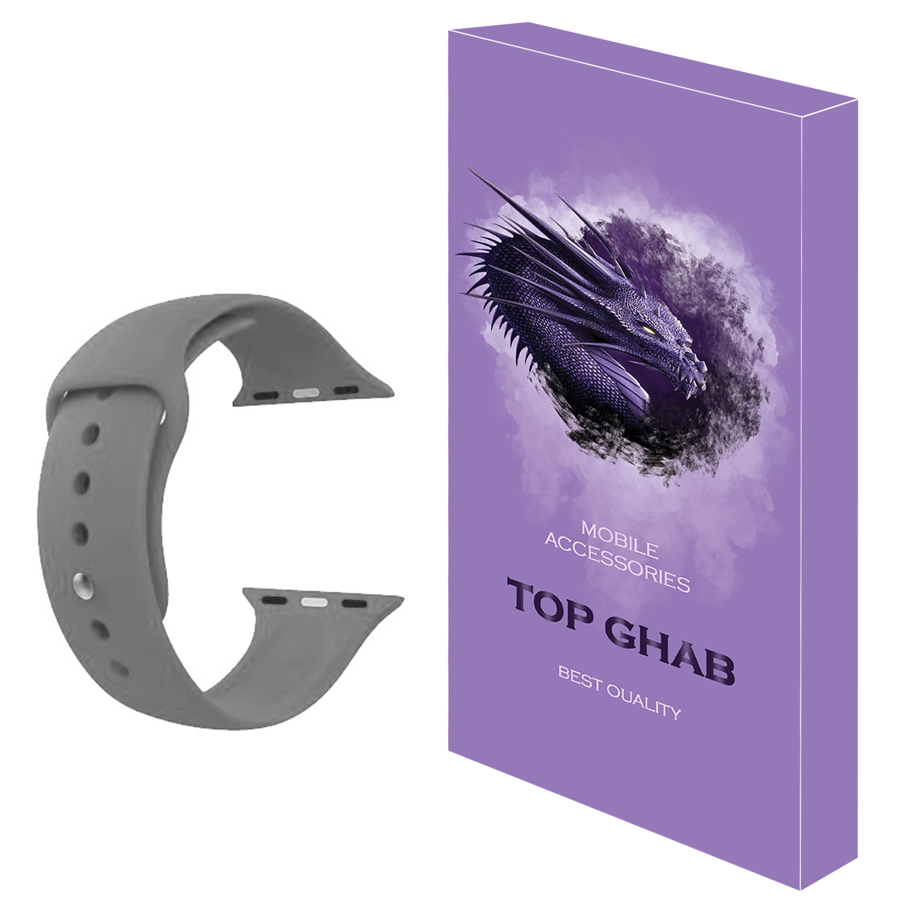 بند تاپ قاب مدل A-silicon مناسب برای اپل واچ 38 / 40 / 41 میلی متری