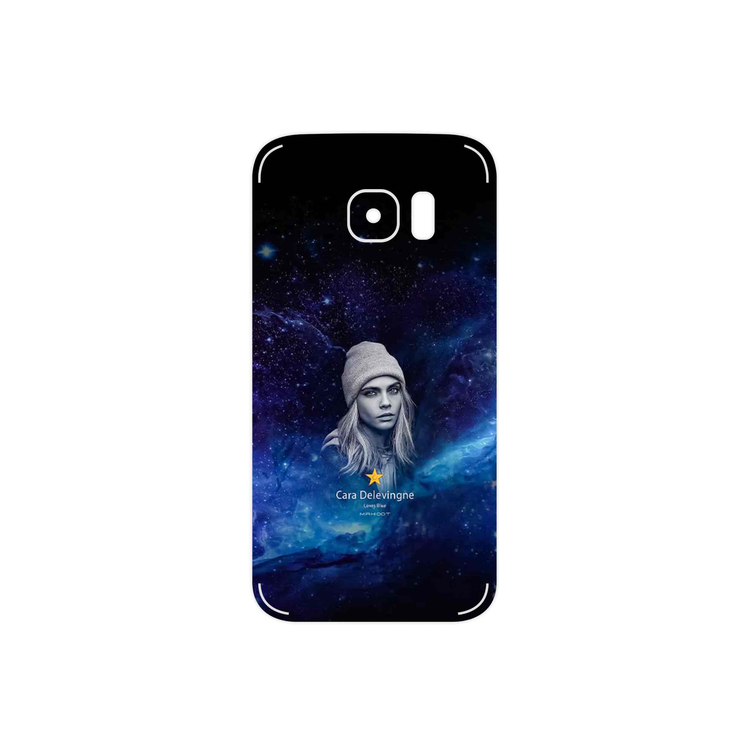 برچسب پوششی ماهوت مدل Cara Delevingne مناسب برای گوشی موبایل سامسونگ Galaxy S7