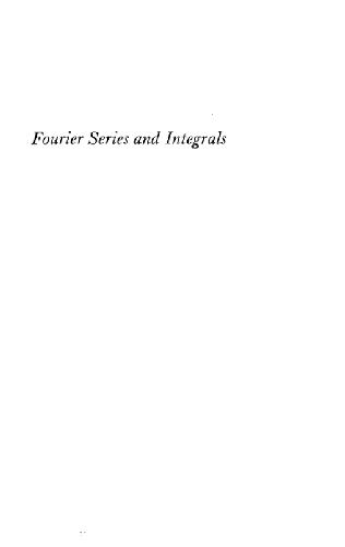 خرید و دانلود نسخه کامل کتاب Fourier Series and Integrals