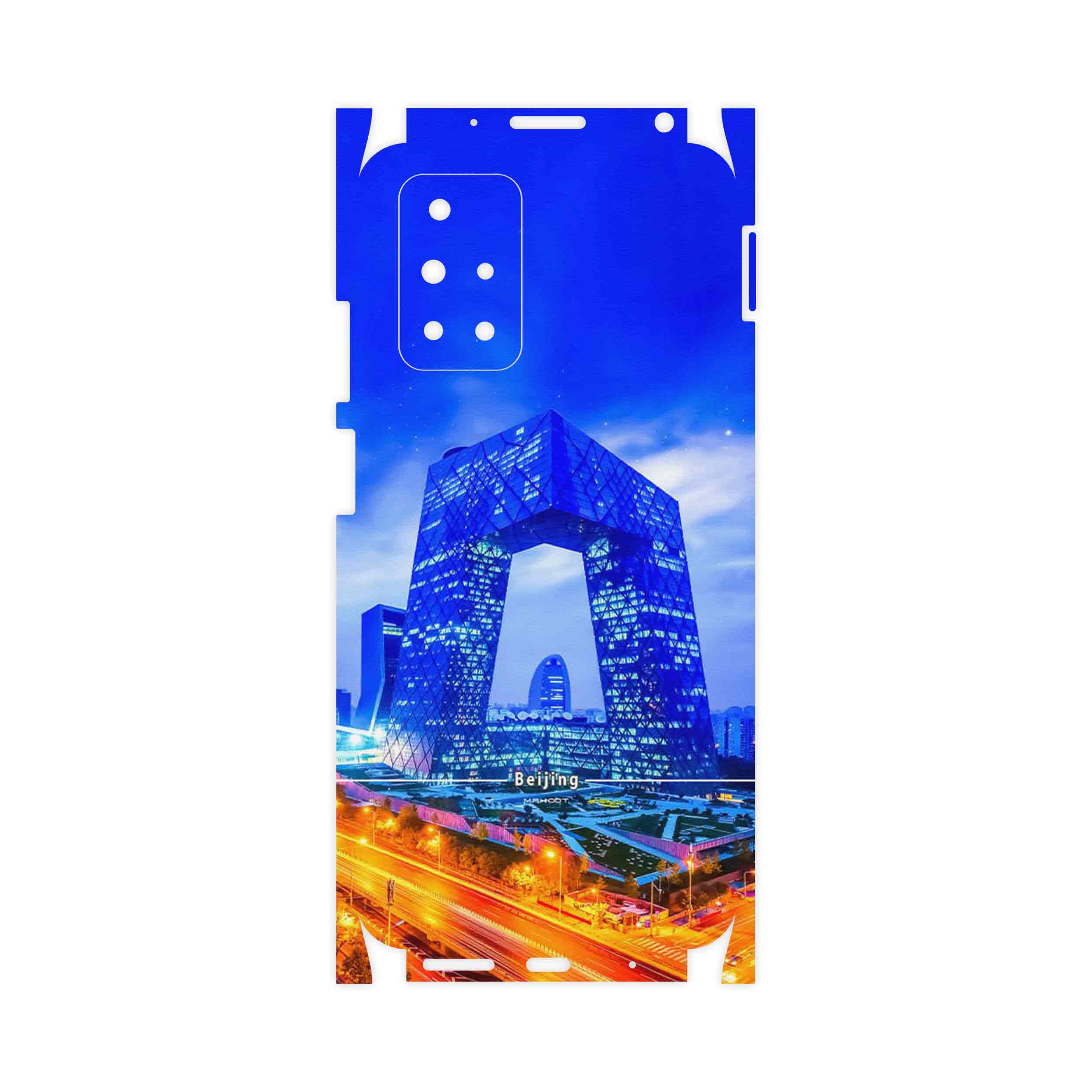 برچسب پوششی ماهوت مدل Beijing city-FullSkin مناسب برای گوشی موبایل شیائومی Redmi 10