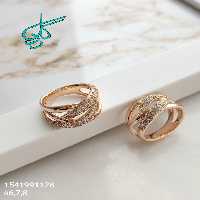 خرید انگشتر مارک ژوپینگ نگین دار کیفیت عالی رنگ ثابت کد 2016326 - ردگل