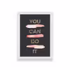 تابلو طرح انگیزشی you can do it