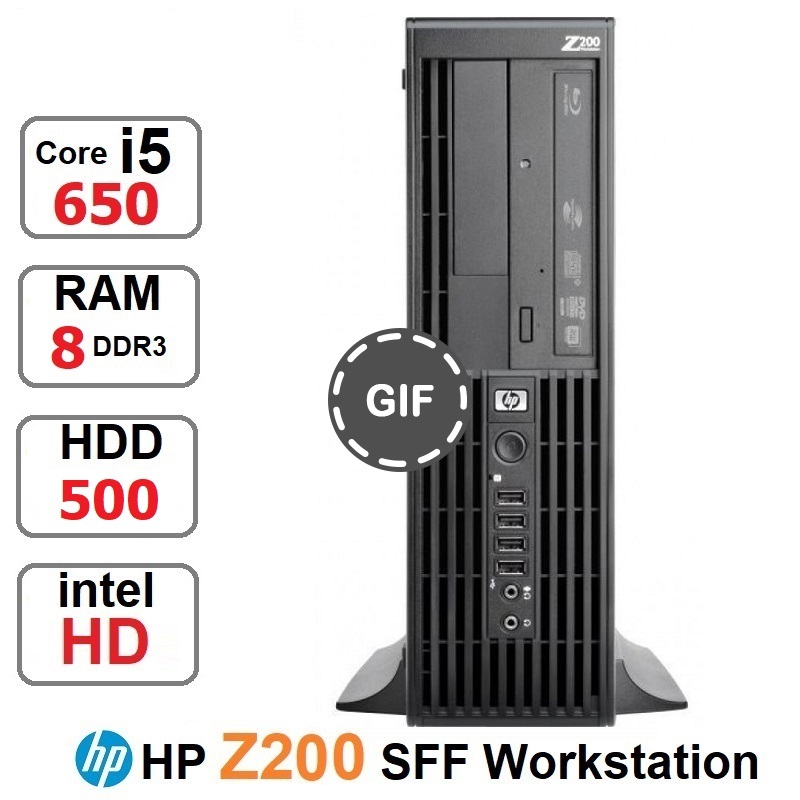 مینی کیس HP Z200 SFF WorkStation Core i5-650