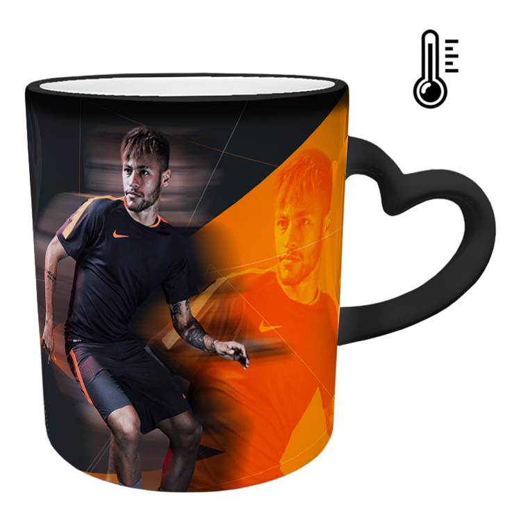 ماگ حرارتی مدل دسته قلبی طرح نیمار کد 8