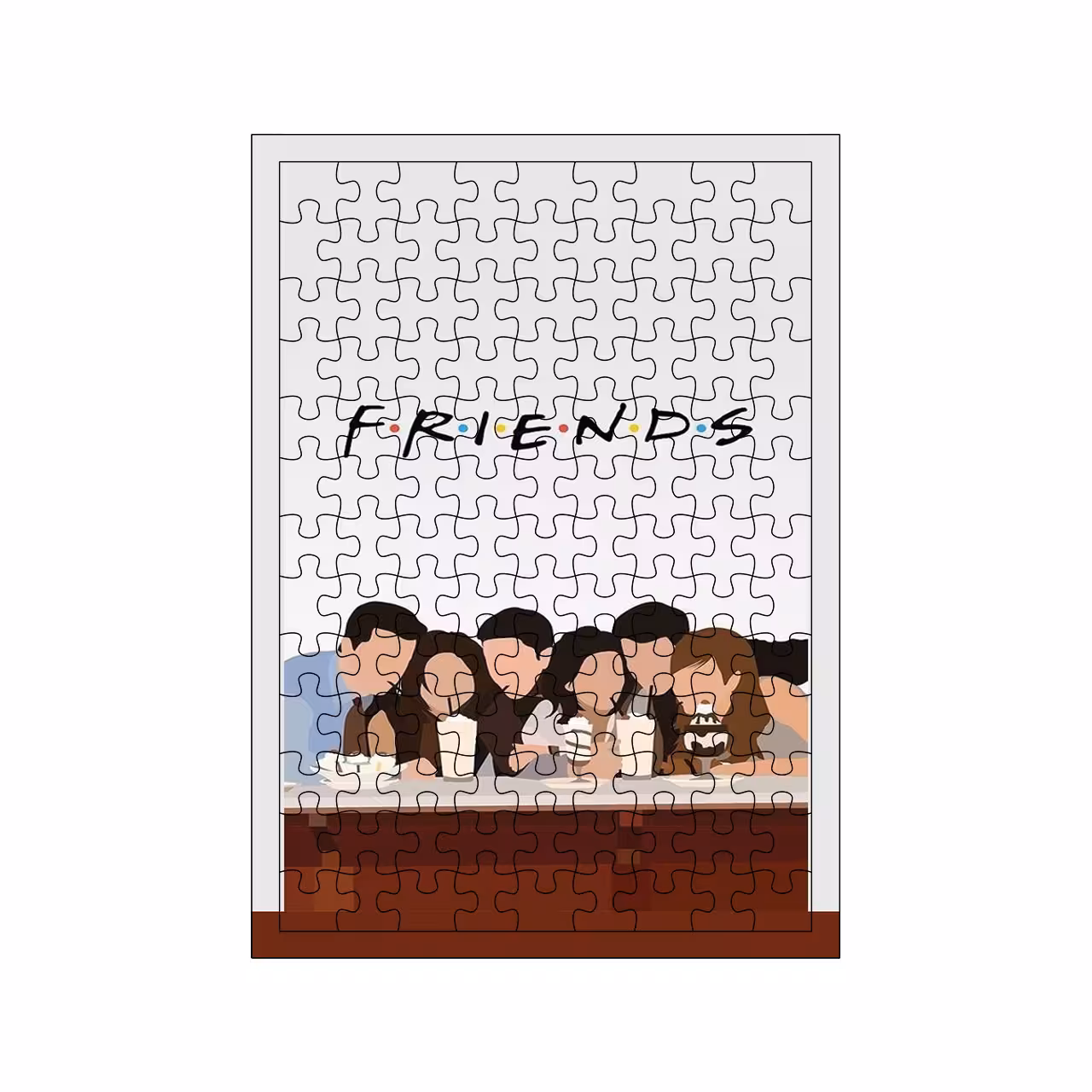پازل 117 تکه مدل FRIENDS کد 347
