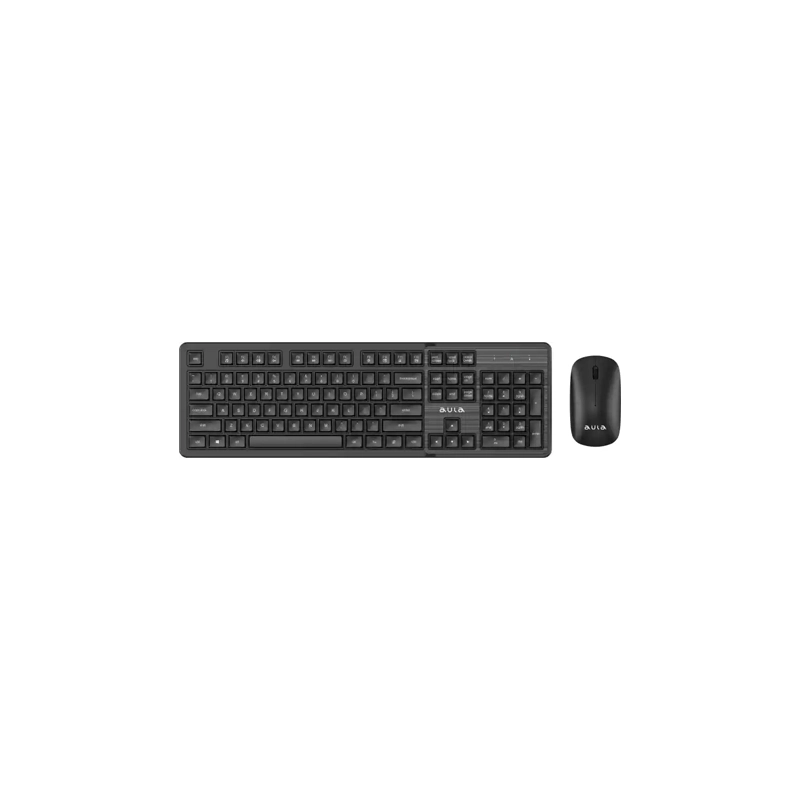کیبورد موس بی سیم AULA AC202 BLACK - یاسین کامپیوتر