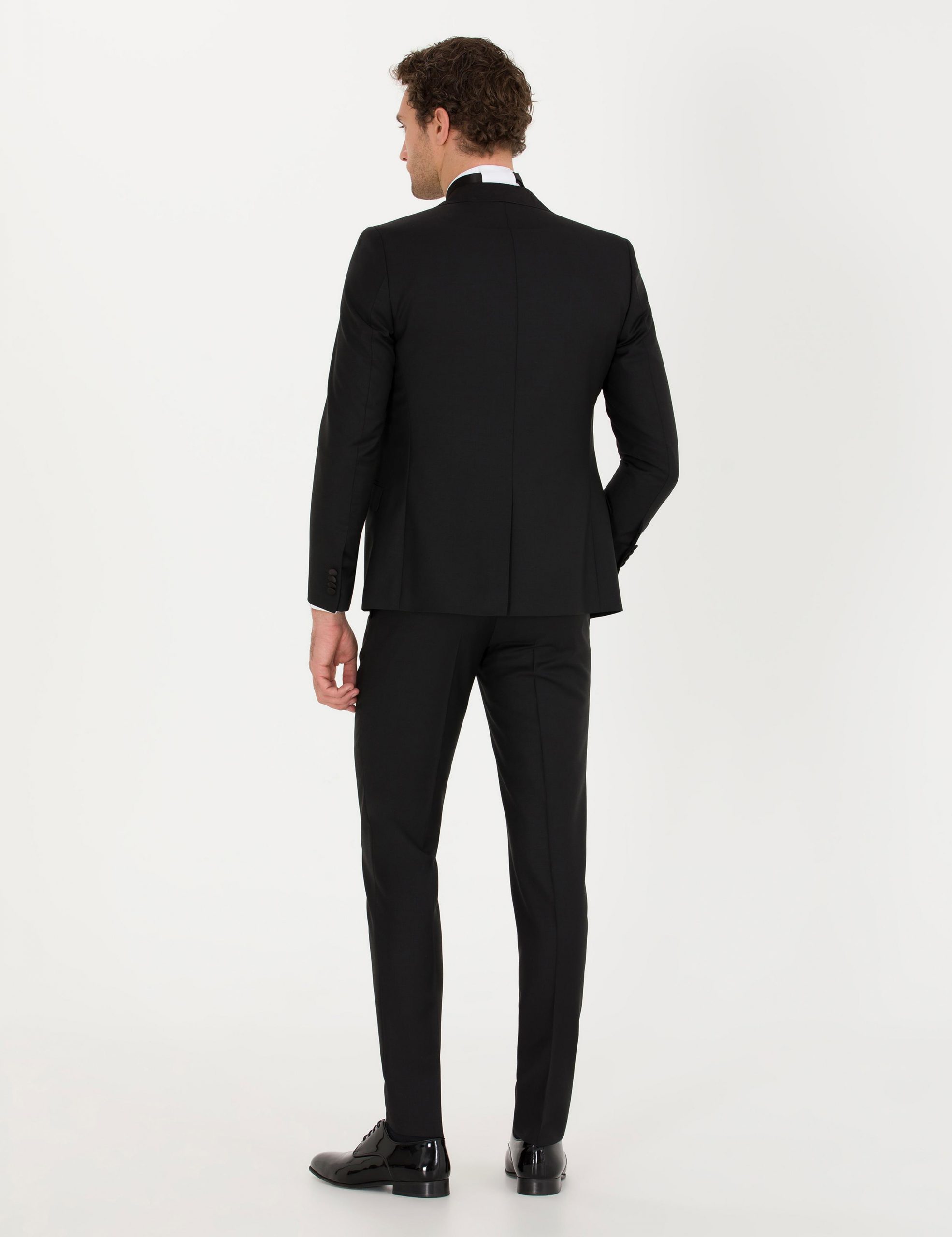 کت و شلوار مردانه مشکی کاشارل