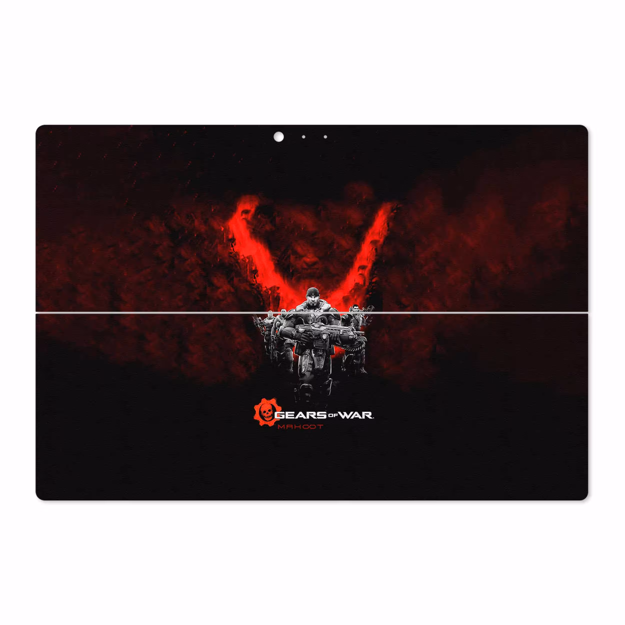 برچسب پوششی ماهوت مدل Gears-Of-War-Game مناسب برای تبلت مایکروسافت Surface Pro 3 2014