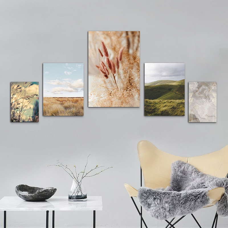 تابلو شاسی دنیای قابطرح مزرعه نیزار مدل SH-1040 مجموعه 5 عددی | دنیای قاب