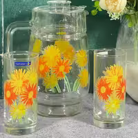 پارچ ولیوان 7 پارچه لومینارک فرانسه