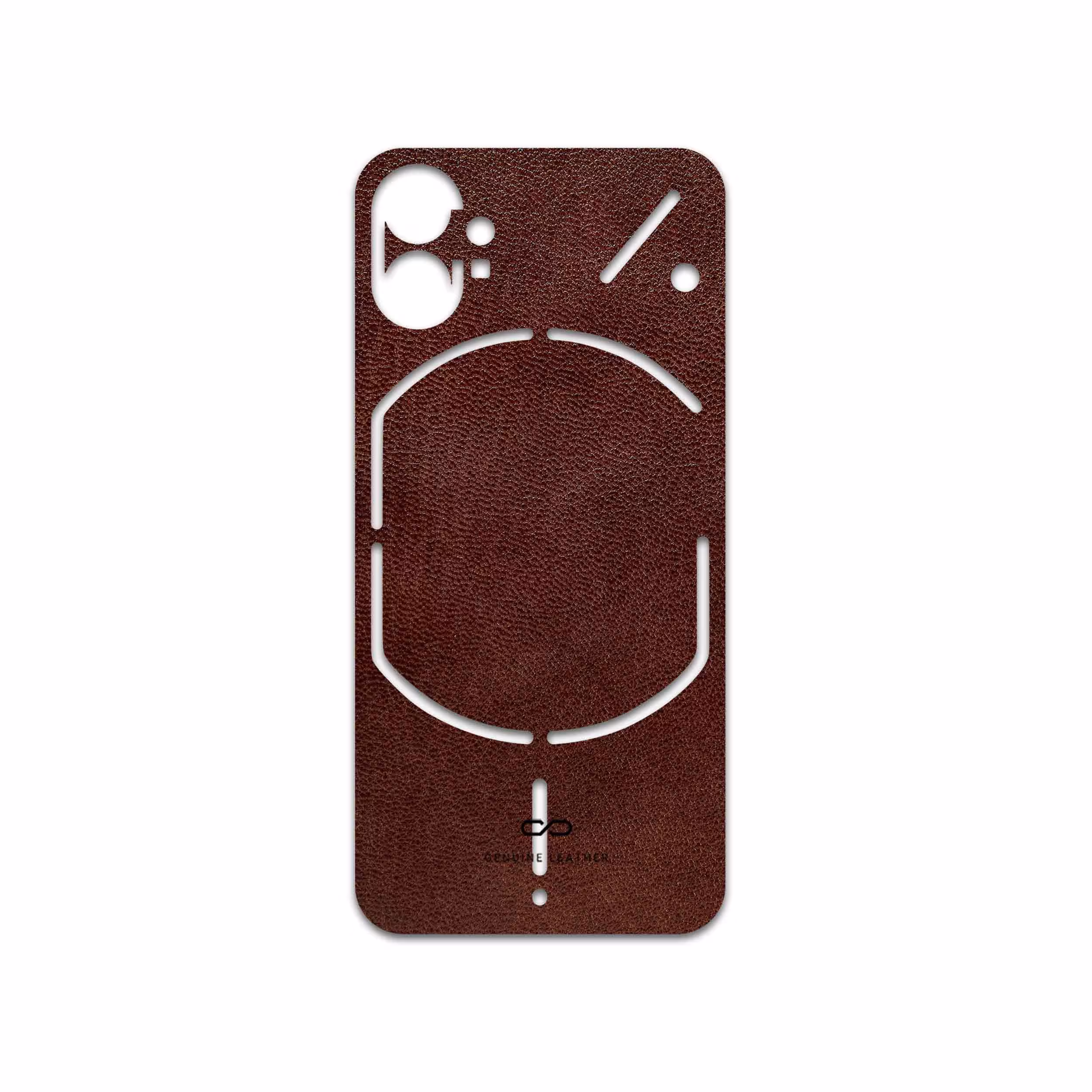 برچسب پوششی ماهوت مدل Natural-Leather مناسب برای گوشی موبایل ناتینگ Phone 1