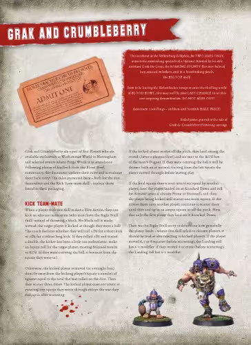 خرید و دانلود نسخه کامل کتاب Blood Bowl: Grak and Crumbleberry