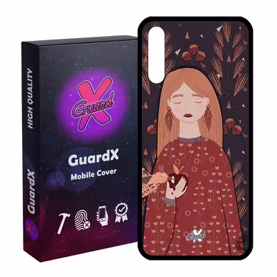 کاور گارد ایکس طرح دختر مدل Glass10413 مناسب برای گوشی موبایل سامسونگ Galaxy A30s / A50 / A50s