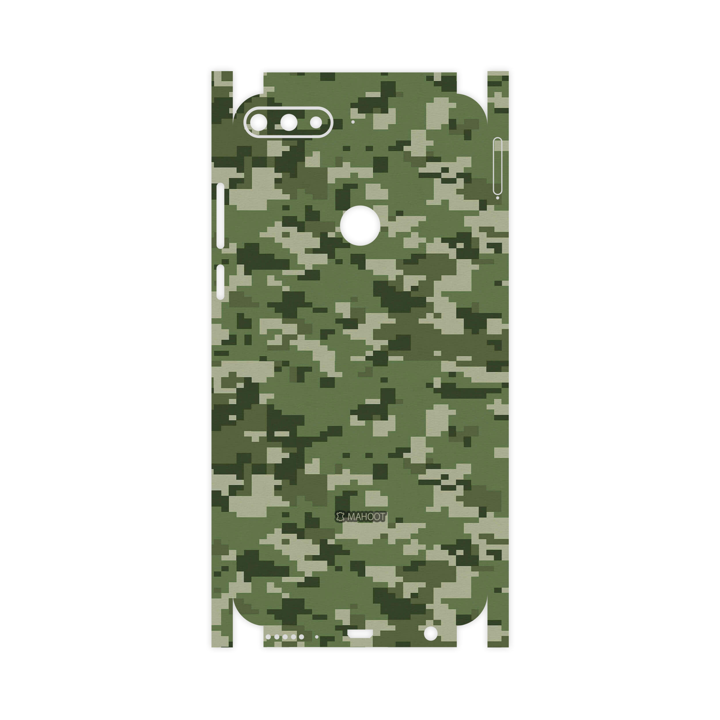 برچسب پوششی ماهوت مدل Army-Green-Pixel-FullSkin مناسب برای گوشی موبایل هوآوی Y7 Prime 2018