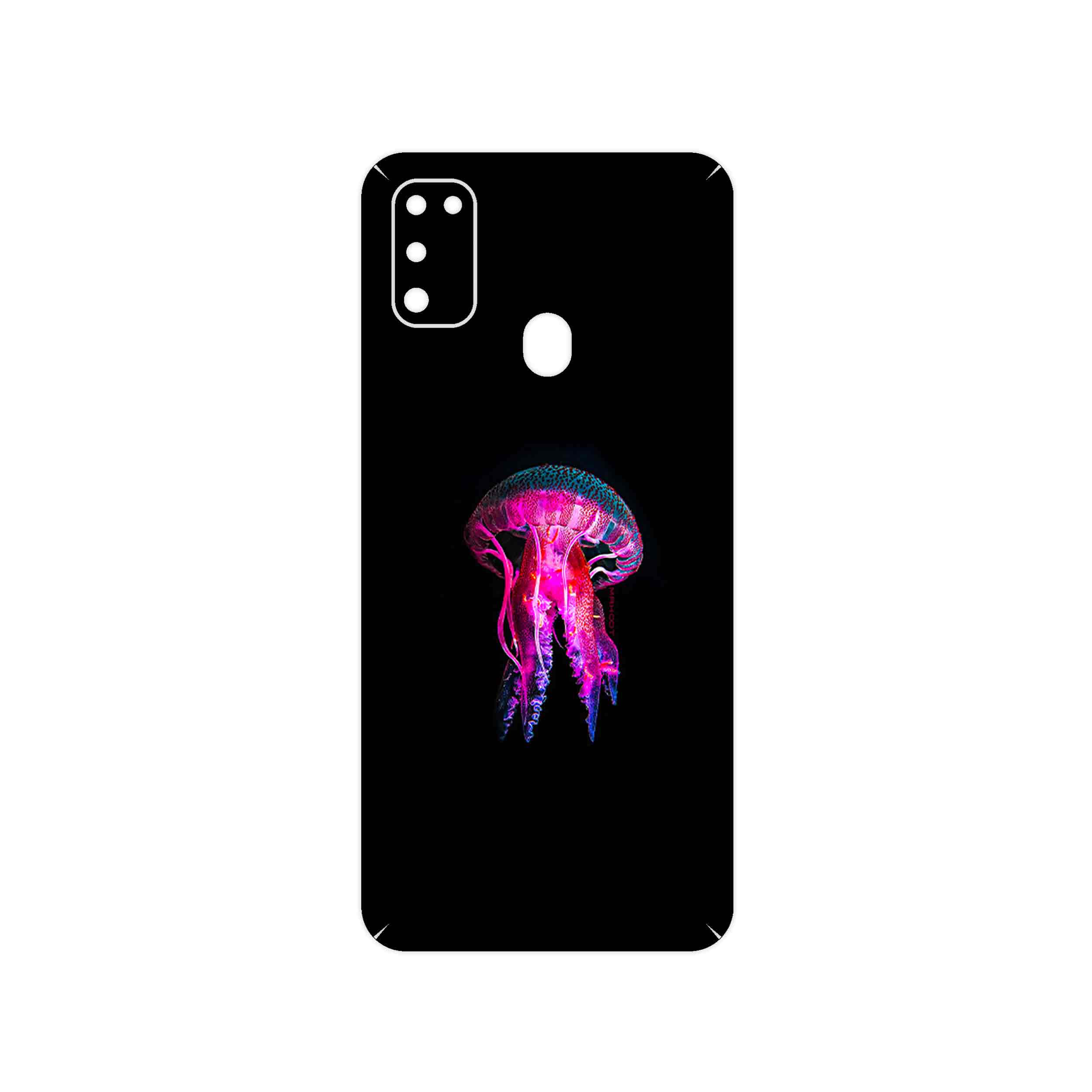 برچسب پوششی ماهوت مدل jellyfish مناسب برای گوشی موبایل سامسونگ Galaxy M30s