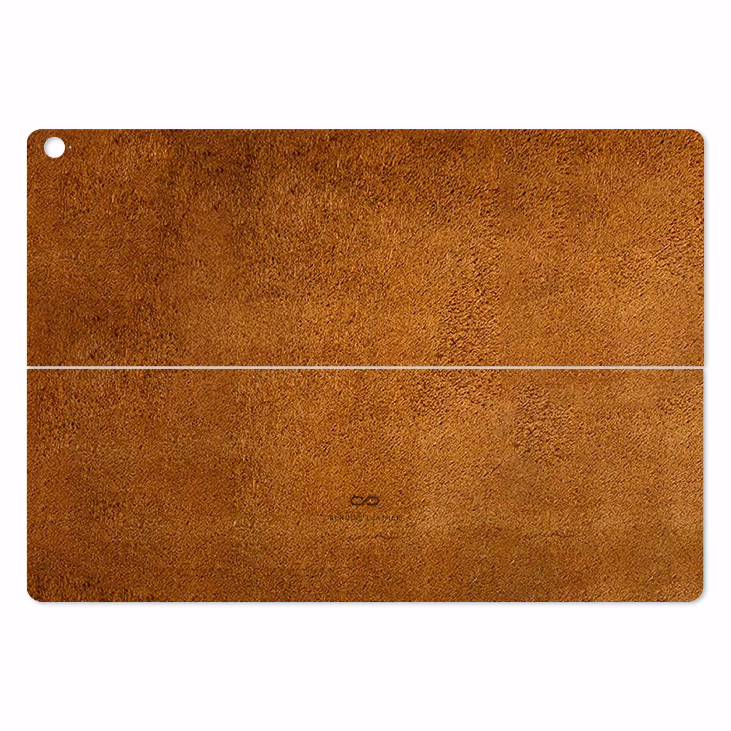 برچسب پوششی ماهوت مدل Brown-Chamois-Leather مناسب برای تبلت ایسوس Transformer 3 Pro 2016