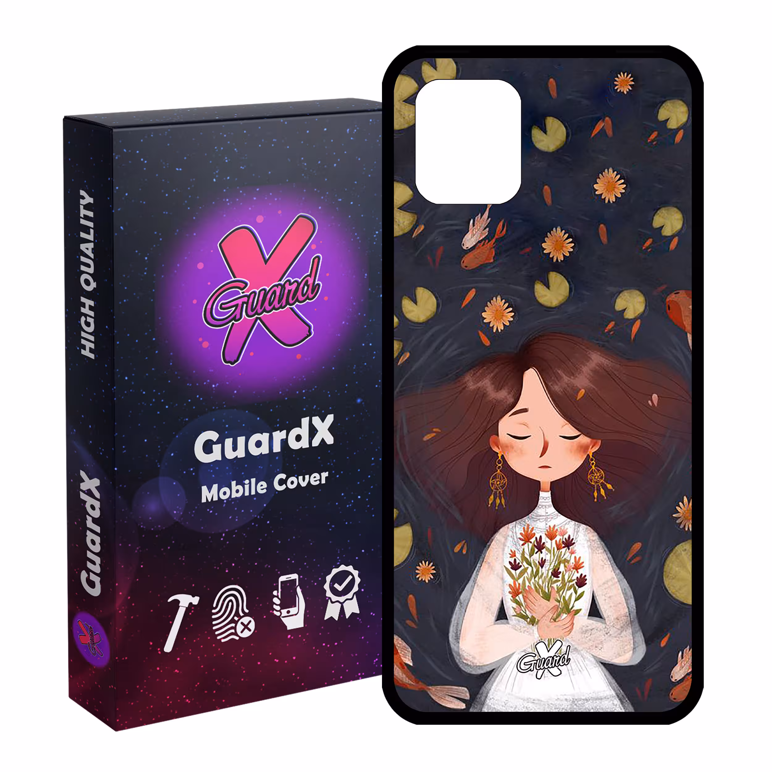 کاور گارد ایکس طرح دختر مدل Glass10326 مناسب برای گوشی موبایل سامسونگ Galaxy Note 10 Lite