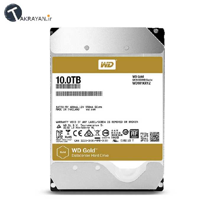 Western Digital RE Gold 10TB Datacenter Capacity HDD