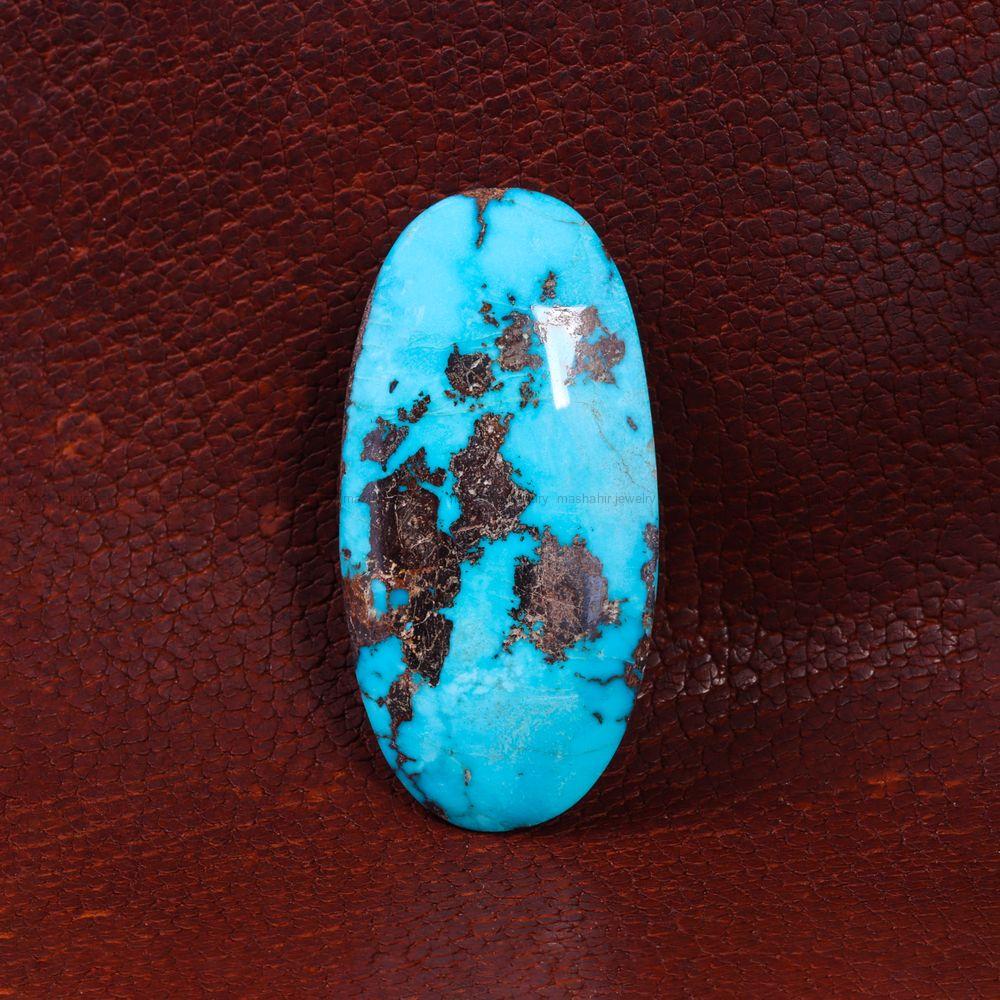 نگین فیروزه شجری کد 14487 - جواهری مشاهیر