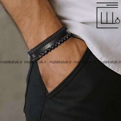 دستبند عقیق مدل شاهان