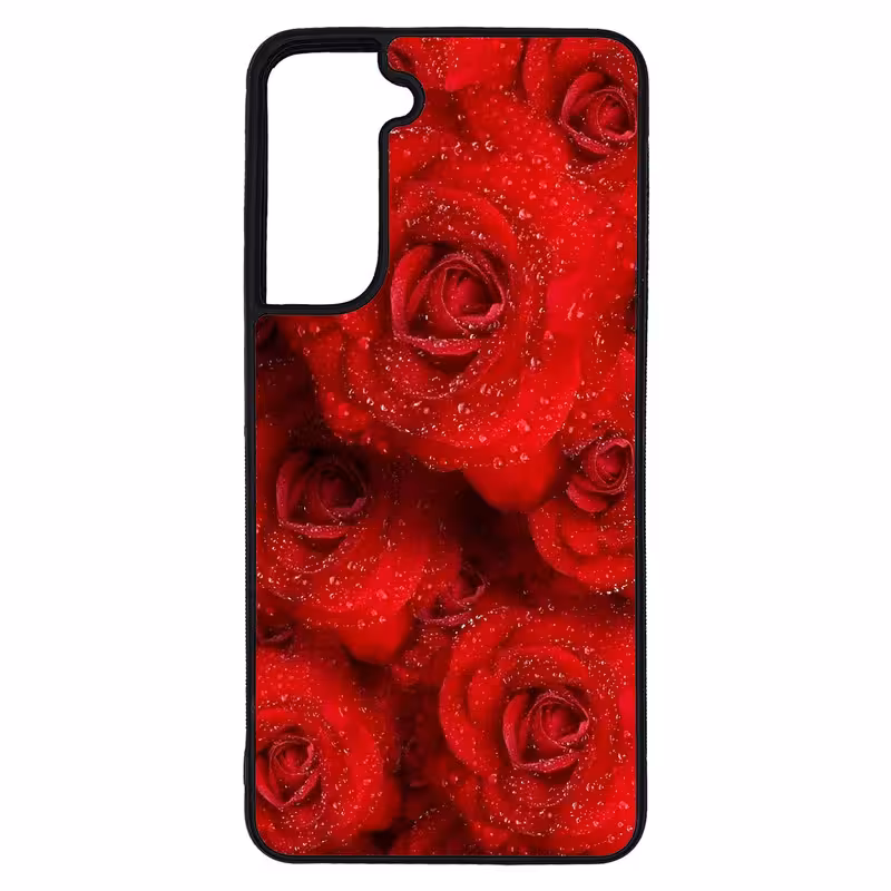 کاور طرح گل رز کد G-012 مناسب برای گوشی موبایل سامسونگ Galaxy S21 FE | دیجی قاب دونی