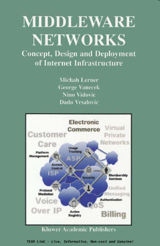 خرید و دانلود نسخه کامل کتاب Middleware Networks: Concept, Design and Deployment of Internet Infrastructure