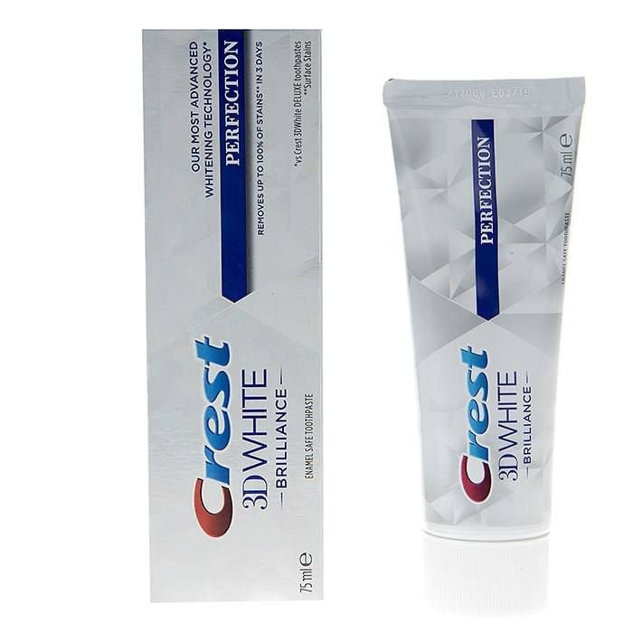 خمیر دندان سفید کننده کرست سری 3D White Brilliance مدل Perfection حجم 75 میلی لی