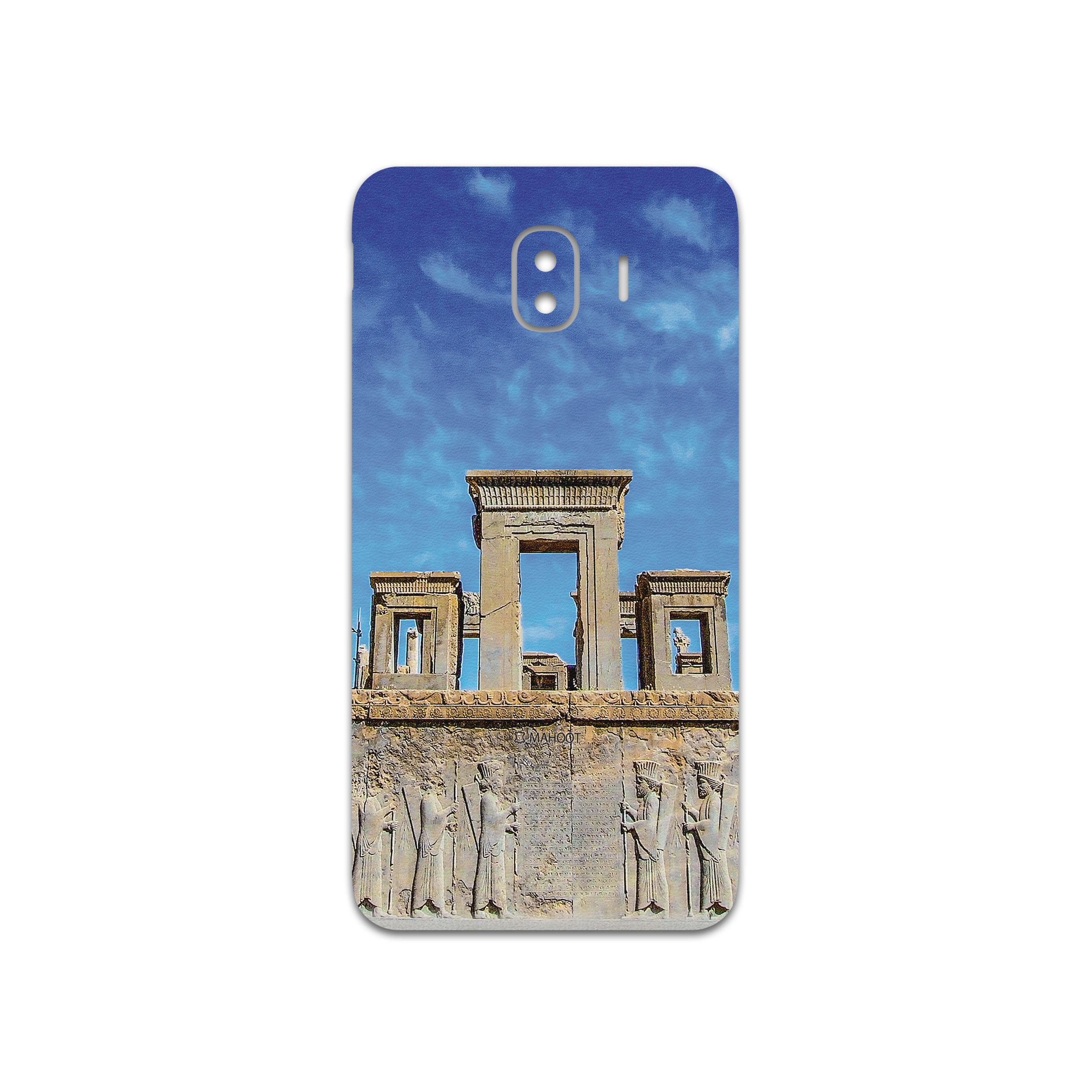 برچسب پوششی ماهوت مدل TAKHT-e-JAMSHID مناسب برای گوشی موبایل سامسونگ Galaxy J4