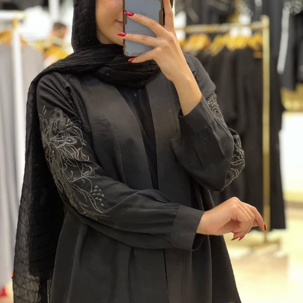 مانتو پشت گلدوزی پروانه