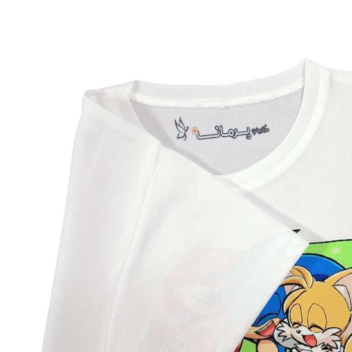 تی شرت بچگانه پرمانه طرح سونیک کد pmt.6482