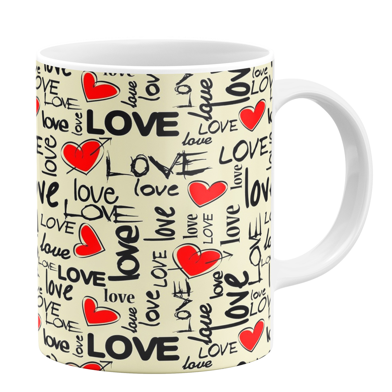 ماگ طرح love کد 110349