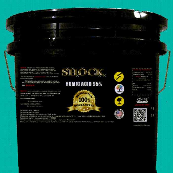 کود اسید هیومیک شوک آمریکایی 20 لیتری