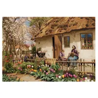 نخ و نقشه تابلوفرش طرح منظره کد 23261