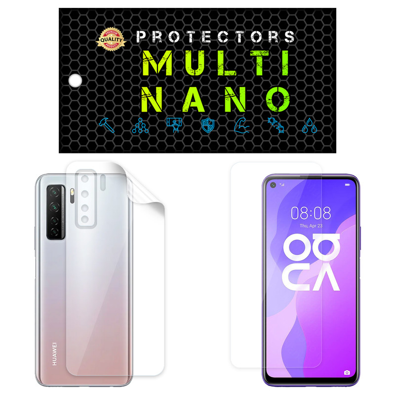 محافظ صفحه نمایش مولتی نانو مدل X-SFT مناسب برای گوشی موبایل هوآوی Nova 7 SE به همراه محافظ پشت | کالا برتری
