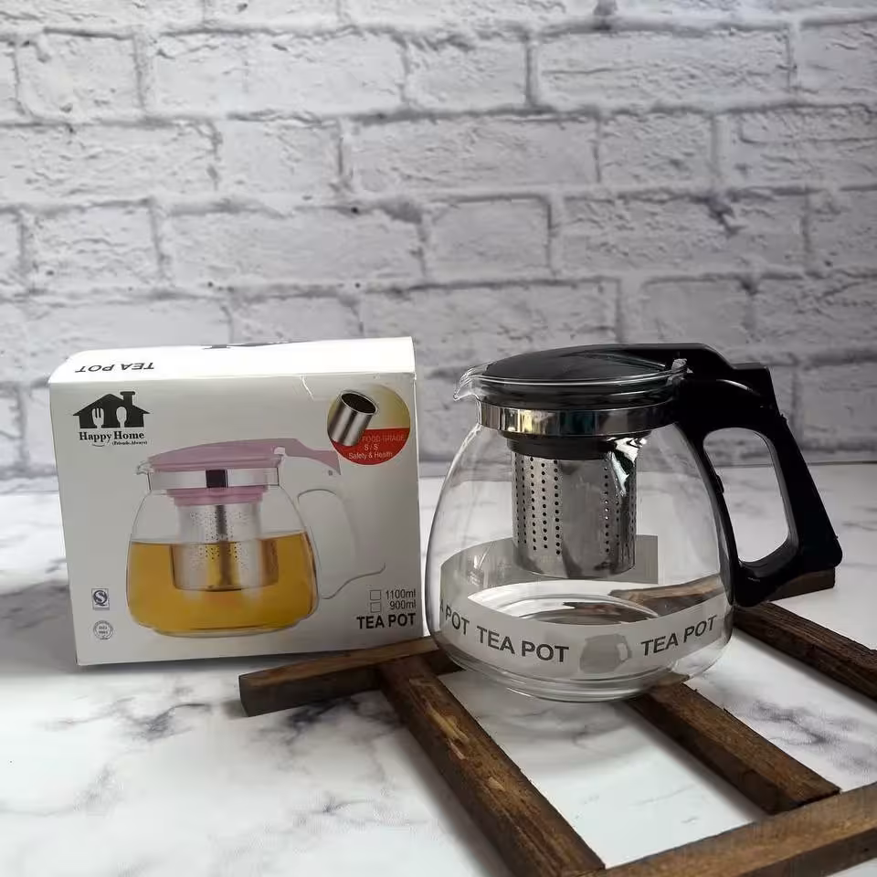 قوری شیشه ای پیرکس 1100 میل