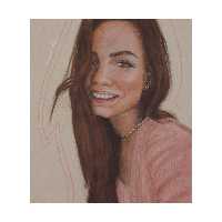 نقاشی مداد رنگی مدل دمت ازمیر کد 01