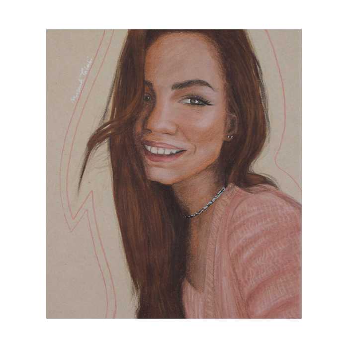 نقاشی مداد رنگی مدل دمت ازمیر کد 01