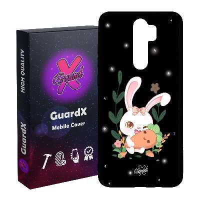 کاور گارد ایکس طرح خرگوش مدل Glass10309 مناسب برای گوشی موبایل شیائومی Redmi Note 8 Pro