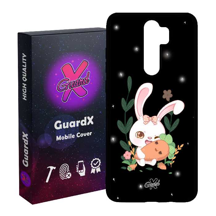 کاور گارد ایکس طرح خرگوش مدل Glass10309 مناسب برای گوشی موبایل شیائومی Redmi Note 8 Pro