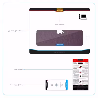 برچسب پوششی ماهوت مدل Purple-Leather مناسب برای تبلت اپل iPad Pro 11 (GEN 2) 2020 A2231